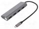Hub USB  USB C  USB 3.0,USB 3.1  PnP  Кол-во портов  4  5Гбит/с