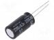 Capacitor  electrolytic  bipolar  THT  2200uF  6.3VDC  Ø10x20mm