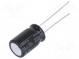 Capacitor  electrolytic  bipolar  THT  220uF  25VDC  Ø8x11.5mm