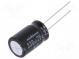 Capacitor  electrolytic  bipolar  THT  330uF  25VDC  Ø12.5x20mm