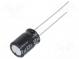 Capacitor  electrolytic  bipolar  THT  22uF  63VDC  Ø8x11.5mm  ±20%