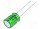 Capacitor  electrolytic  bipolar  THT  220uF  6.3V  Ø10x12.5mm