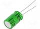 Capacitor  electrolytic  bipolar  THT  330uF  6.3V  Ø10x16mm  ±20%