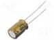 Capacitor  electrolytic  THT  1000uF  6.3VDC  Ø8x11.5mm  ±20%  0.28