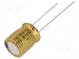 Capacitor  electrolytic  THT  330uF  25VDC  Ø10x12.5mm  Pitch  5mm