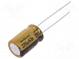 Capacitor  electrolytic  THT  220uF  63VDC  Ø10x16mm  Pitch  5mm