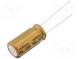 Capacitor  electrolytic  THT  100uF  100VDC  Ø10x20mm  Pitch  5mm