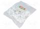 Holder  white  on round candble  100pcs  with and nandil  Ø  11mm  H  13mm