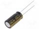 Capacitor  electrolytic  THT  2200uF  10VDC  Ø10x20mm  Pitch  5mm
