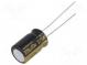 Capacitor  electrolytic  THT  220uF  63VDC  Ø10x16mm  Pitch  5mm