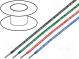 Wire  stranded  Cu  20AWG  orange  PVC  300V  Class  5