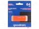 Pendrive  USB 3.0  64GB  Read  60MB/with  Write  20MB/with  Colour  orange