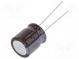 Capacitor  electrolytic  low ESR  THT  820uF  10VDC  Ø12.5x15mm