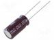 Capacitor  electrolytic  low ESR  THT  470uF  25VDC  Ø10x20mm  ±20%