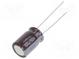 Capacitor  electrolytic  low ESR  THT  100uF  50VDC  Ø10x15mm  ±20%