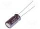 Capacitor  electrolytic  low ESR  THT  82uF  50VDC  Ø8x15mm  ±20%