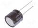 Capacitor  electrolytic  low ESR  THT  180uF  63VDC  Ø16x15mm  ±20%