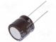 Capacitor  electrolytic  low ESR  THT  180uF  80VDC  Ø16x15mm  ±20%