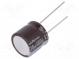 Capacitor  electrolytic  low ESR  THT  120uF  100VDC  Ø16x15mm