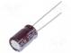 Capacitor  electrolytic  low ESR  THT  270uF  6.3VDC  Ø8x11.5mm