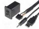 USB/AUX adapter  Opel  USB A socket,Jack 3,5mm 4pin socket