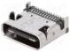 Socket  USB C  SMT  angled 90°  V  USB 3.1