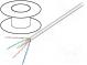 Wire  U/UTP  6  solid  CCA  4x2x23AWG  PVC  grey  100m  Øcable  5.8mm