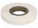 Tape  heat transfer  W  25mm  L  30m  Thk  0.5mm  3W/mK  white  1TΩm