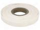 Tape  heat transfer  W  25mm  L  10m  Thk  2mm  3W/mK  white  acrylic