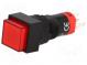 Switch  push-button  Pos  2  SPDT  0.5A/250VAC  1A/24VDC  ON-(ON)