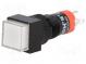 Switch  push-button  Pos  2  SPDT  0.5A/250VAC  1A/24VDC  ON-(ON)