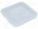 Container  single  polypropylene  133x133x13mm