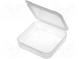 Container  single  polypropylene  70x70x13mm