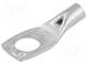 Ring tube terminal  M8  6mm2  crimped  for cable  tinned  L  30mm