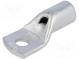 Ring tube terminal  M8  50mm2  crimped  for cable  tinned  L  49mm