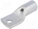 Ring tube terminal  M8  70mm2  crimped  for cable  tinned  L  58mm