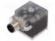 Adapter  M12 male,DIN 43650 plug  PIN  3  angled 90°  Case  form A