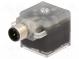 Adapter  M12 male,DIN 43650 plug  PIN  3  angled 90°  Case  form A
