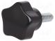 Knob  Ø  25mm  Ext.thread  M6  20mm  H  21mm  duroplast PF  VC.192-P