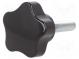 Knob  Ø  40mm  Ext.thread  M8  35mm  H  27mm  duroplast PF  VC.192-P