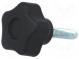Knob  Ø  25mm  Ext.thread  M5  20mm  H  19mm  technopolymer PA