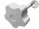 Knob  Ø  32mm  Ext.thread  M6  40mm  H  23mm  technopolymer PP