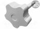 Knob  Ø  40mm  Ext.thread  M8  45mm  H  27mm  technopolymer PP