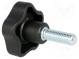 Knob  Ø  50mm  Ext.thread  M10  30mm  H  32mm  technopolymer PP