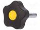 Knob  Ø  50mm  Ext.thread  M10  40mm  H  32mm  technopolymer PP