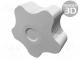Knob  Ø  50mm  Ext.thread  M12  30mm  H  32mm  technopolymer PP