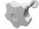 Knob  Ø  50mm  Ext.thread  M12  50mm  H  32mm  technopolymer PP
