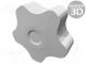 Knob  Ø  50mm  Ext.thread  M8  20mm  H  32mm  technopolymer PP