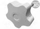 Knob  Ø  50mm  Ext.thread  M8  30mm  H  32mm  technopolymer PP