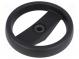 Knob  H  51mm  polypropylene  Ømount.hole  14mm  Øout  160mm  0÷80°C